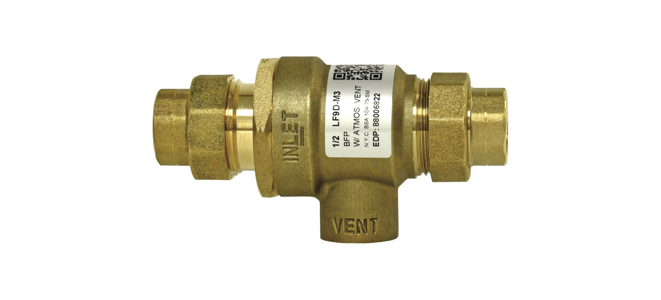 Watts 9D M3 1/2" Dual Check Valves with Intermediate Atmospheric Vent