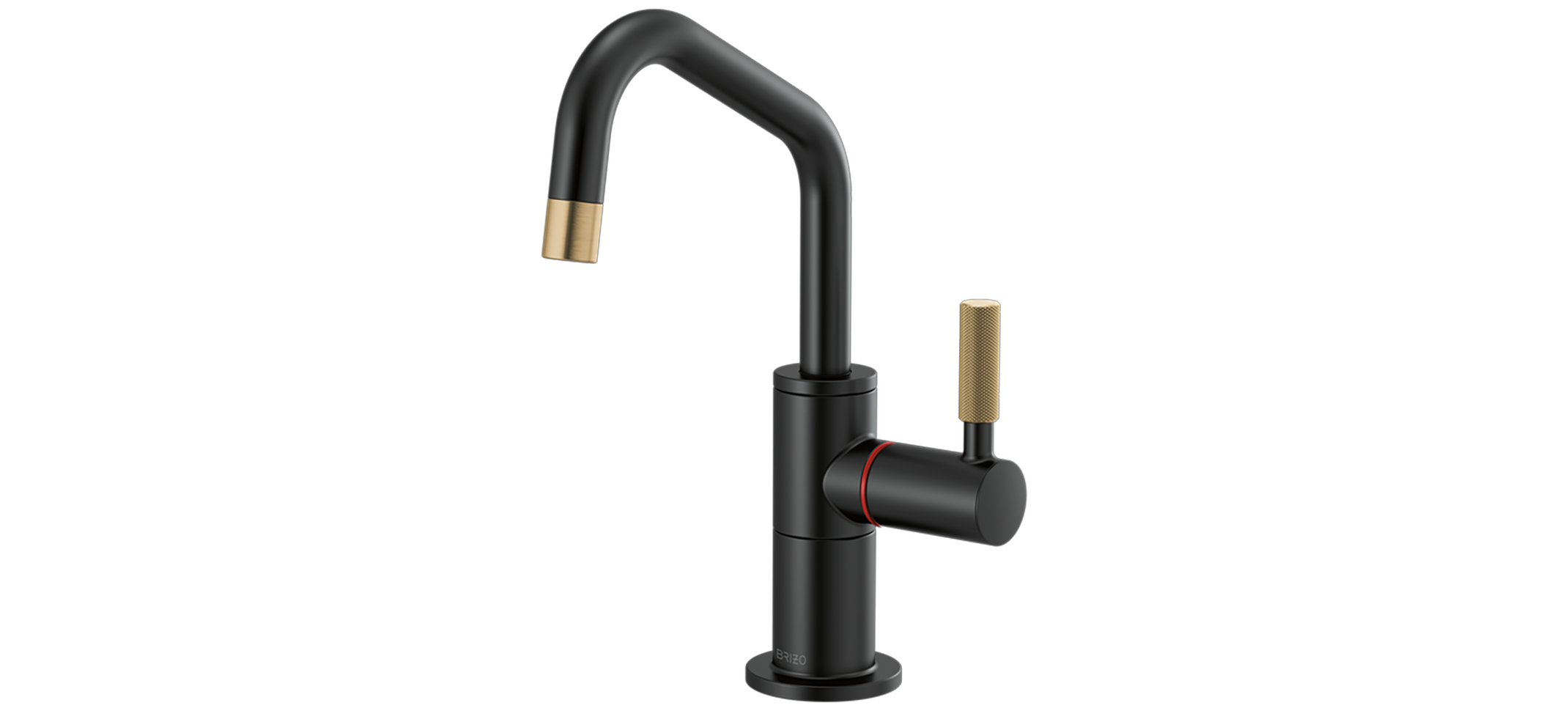 Brizo Litze Instant Hot Faucet with Angled Spout & Knurled Handle