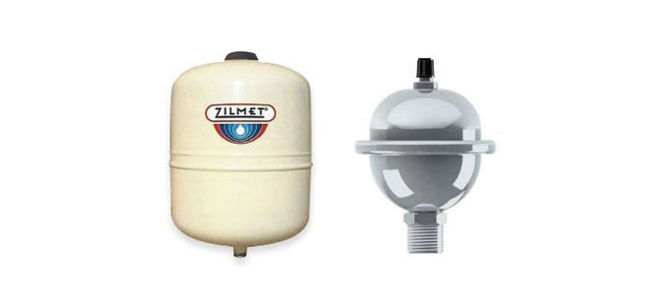 Zilmet ZEP18 6.3 Gal Easy Pro Thermal Expansion Tank, 3/4 in Connection, NPT Connection, Carbon Steel, Almond