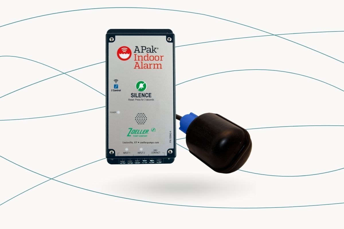 The Zoeller Pumps Mighty-Mate 1/3 HP Cast-Iron Effluent Pump on a plain background